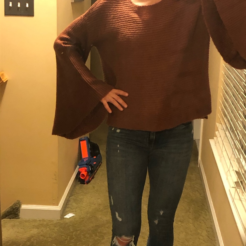 BP Bell Sleeve Sweater